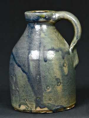 Miniature Stoneware Jug with All-Over Cobalt Slip