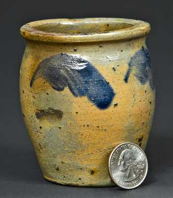 Miniature Stoneware Jar, attributed to Johnstown, PA