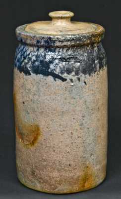 JOHN BELL / WAYNESBORO Stoneware Jar with Sponge Decoration