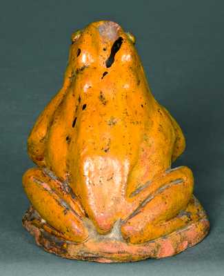 Redware Figure of a Toad