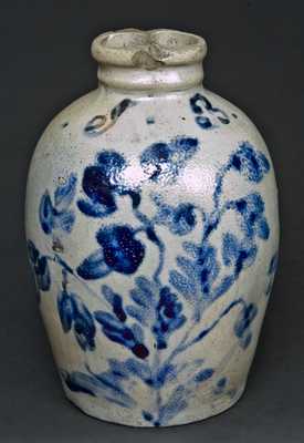 Stoneware Gemel Jug with Initials "J B," John Brelsford, Philadelphia, PA