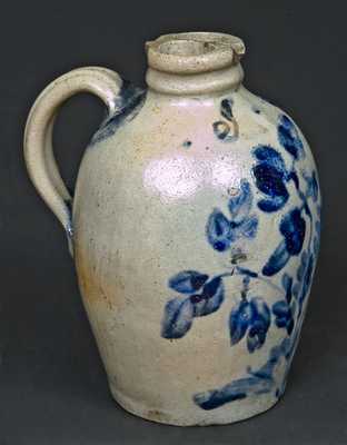 Stoneware Gemel Jug with Initials "J B," John Brelsford, Philadelphia, PA