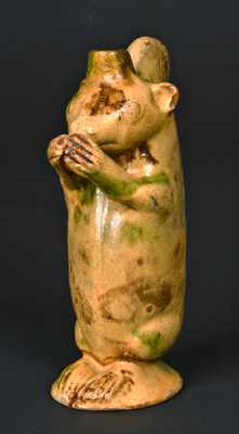 Moravian, North Carolina, Pottery Squirrel Bottle