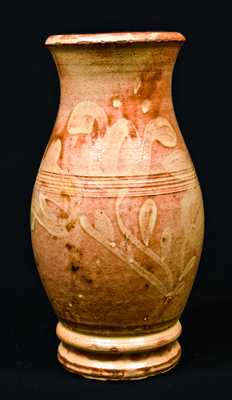 Eberly, Strasburg, VA Redware Vase