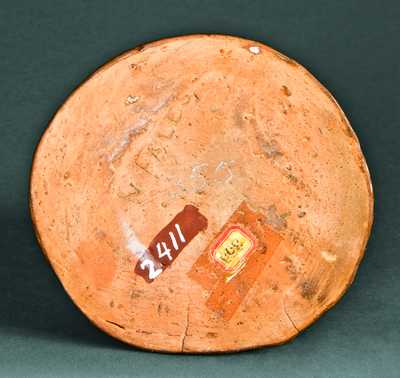 Redware Indian-with-Stump Bank