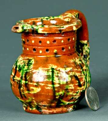 Redware Puzzle Jug