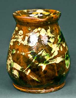 Polychrome Redware Pitcher