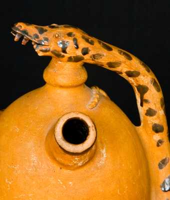 Stoneware Rattlesnake Jug