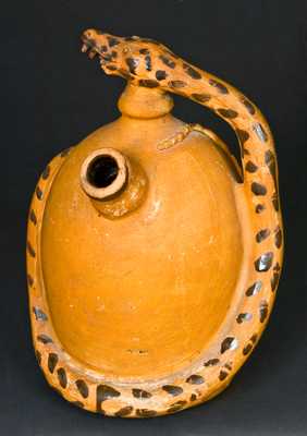 Stoneware Rattlesnake Jug