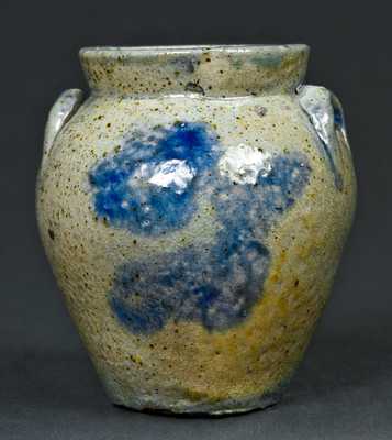 Miniature NY State Stoneware Ovoid Jar