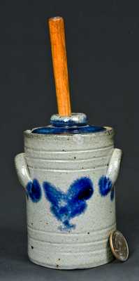 Miniature NY State Stoneware Churn