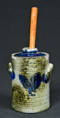 Miniature NY State Stoneware Churn