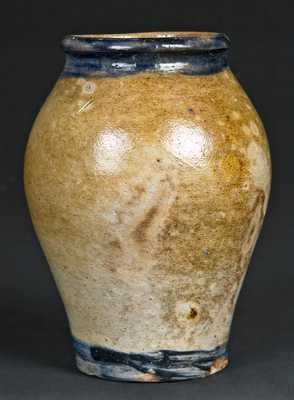 Early Stoneware Jar, Incised on Bottom 