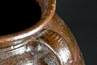 Jesse Bradford, Long Crawford Co, GA, Double-Handled Stoneware Jar
