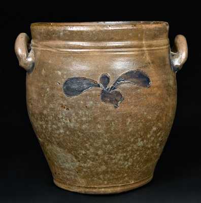 Early Manhattan, NY Stoneware Incised Small Jar