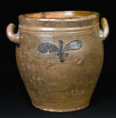 Early Manhattan, NY Stoneware Incised Small Jar