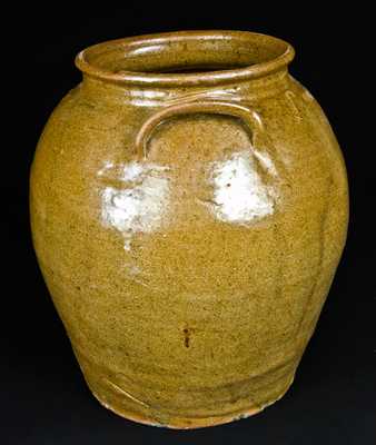 L m Stoneware Jar, attrib. Dave the Slave, Edgefield, SC
