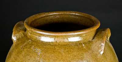 L m Stoneware Jar, attrib. Dave the Slave, Edgefield, SC