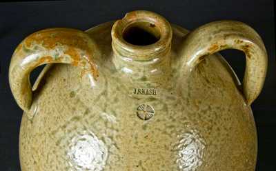 J. S. Nash, Marion Co., Texas, Double-Handled Stoneware Jug