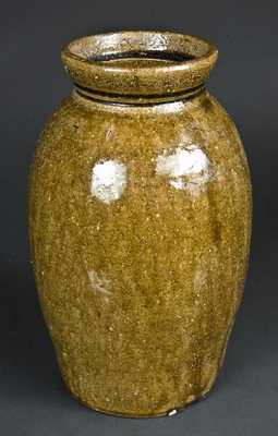 Small James Franklin Seagle, Vale, NC Stoneware Jar