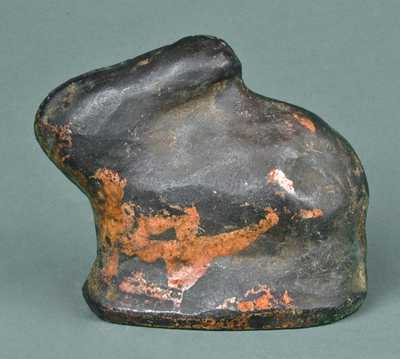 Small Redware Rabbit Mold