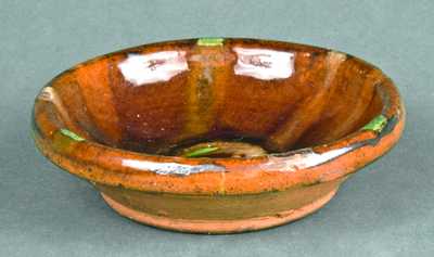 Miniature Redware Dish