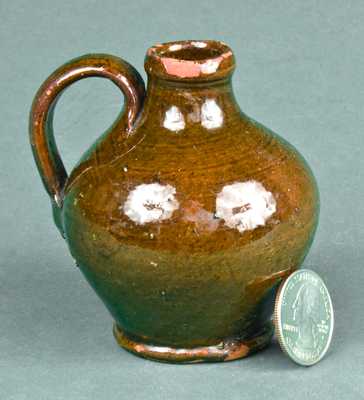 Miniature Redware Jug