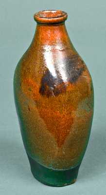 Pennsylvania Redware Flask