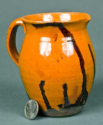 Glazed Redware Pitcher