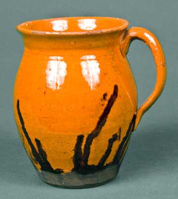 Glazed Redware Pitcher