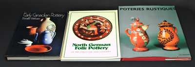3 Books, Foreign Stoneware and Redware