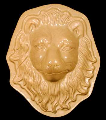 Yellowware Lion Head Mold