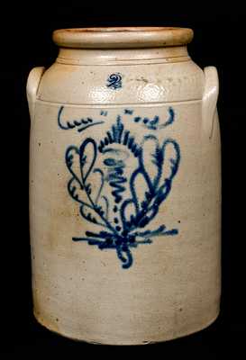 Cobalt-Decorated Stoneware Jar, New England