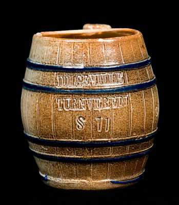 Whites Utica Stoneware Barrel Mug