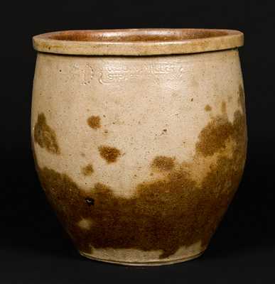 GEO. W. MILLER / STRASBURG, VA Stoneware Cream Jar