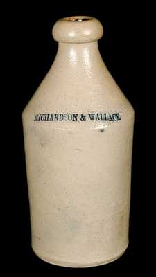 Stoneware Bottle, RICHARDSON & WALLACE