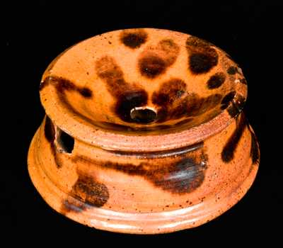 Miniature Redware Spittoon