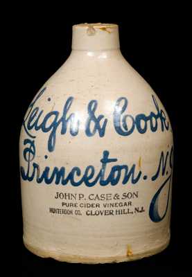 Princeton, NJ Stoneware Script Jug