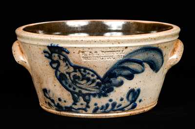 Diebboll Stoneware Bowl with Rooster (Contemporary)
