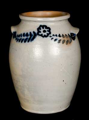 Stoneware Jar attrib. Morgan & Amoss Baltimore, circa 1820