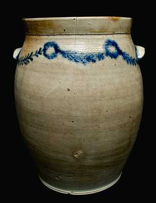Monumental Stoneware Jar Signed 