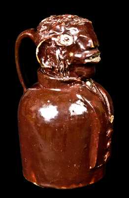 Southern Stoneware Face Vessel