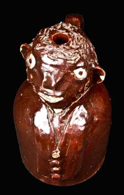 Southern Stoneware Face Vessel
