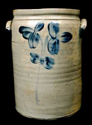 Four-Gal. Peter Herrmann Stoneware Crock w/ Chestertown, MD Advertising