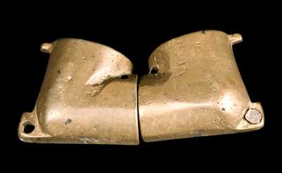Moravian, NC, Mold for Redware Pipe Bowls