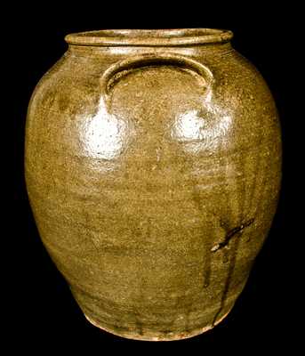 Edgefield, SC Stoneware Jar, attrib. Dave the Slave