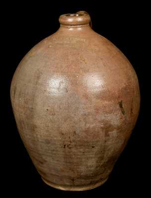 NY State Stoneware Advertising Jug,