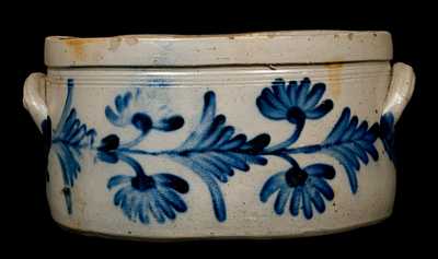 Stoneware Cake Crock, Remmey, Philadelphia.