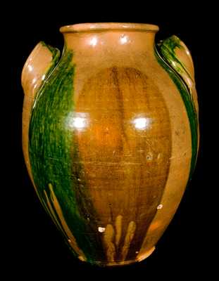 C.A. HAUN, Greene County, TN Redware Jar