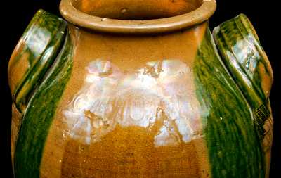 C.A. HAUN, Greene County, TN Redware Jar